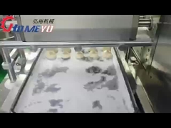 Ticari tereyağı kurabiye bardağı pasta depolayıcı 3KW Atıştırmalık Fabrikası için